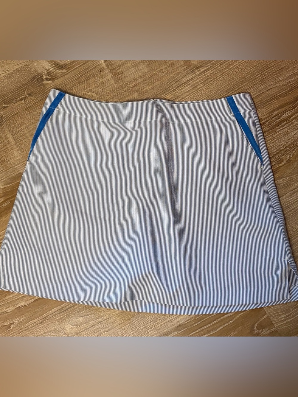 Women’s Lady Hagen Blue Stripe Skort